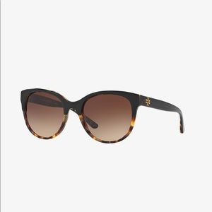 Tory Burch Black and Tortoise Sunglasses